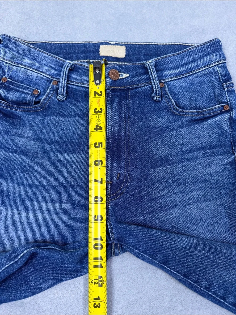 MOTHER The Insider Crop Step Fray Jeans Sweet And Sassy Size 27